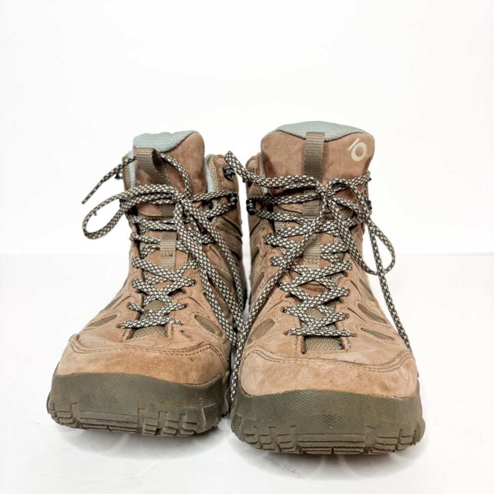 Oboz Sawtooth X Mid Waterproof Tan Gray Hiking Boots Size 7 Women’s - Picture 4 of 6